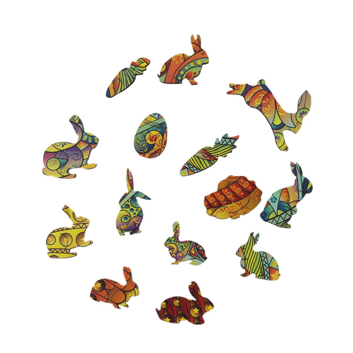 Le Doux Lapin Puzzle en bois