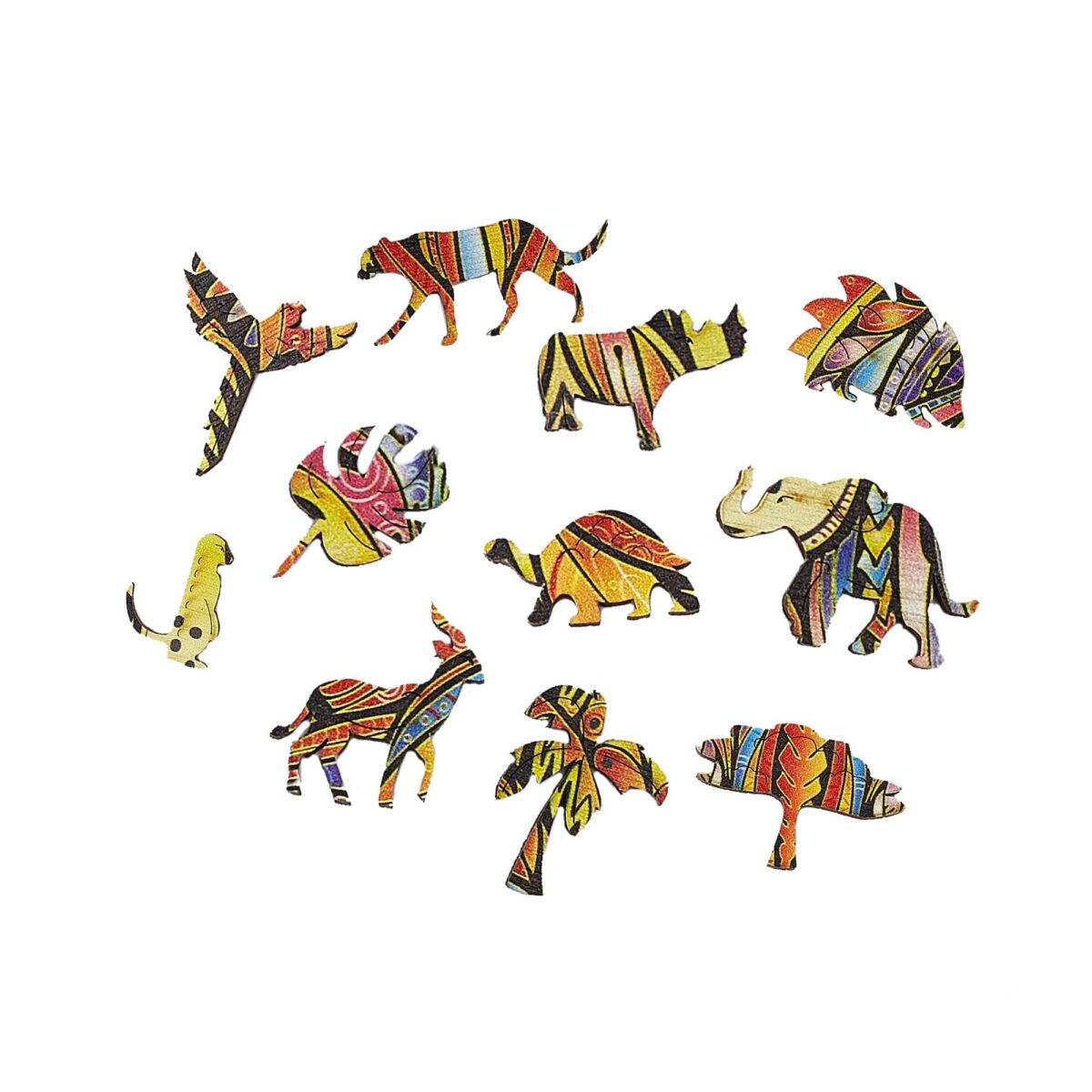 Lion Majestueux Puzzle en bois