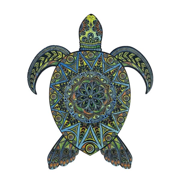 Tortue-Tropicale-Puzzle-en-Bois